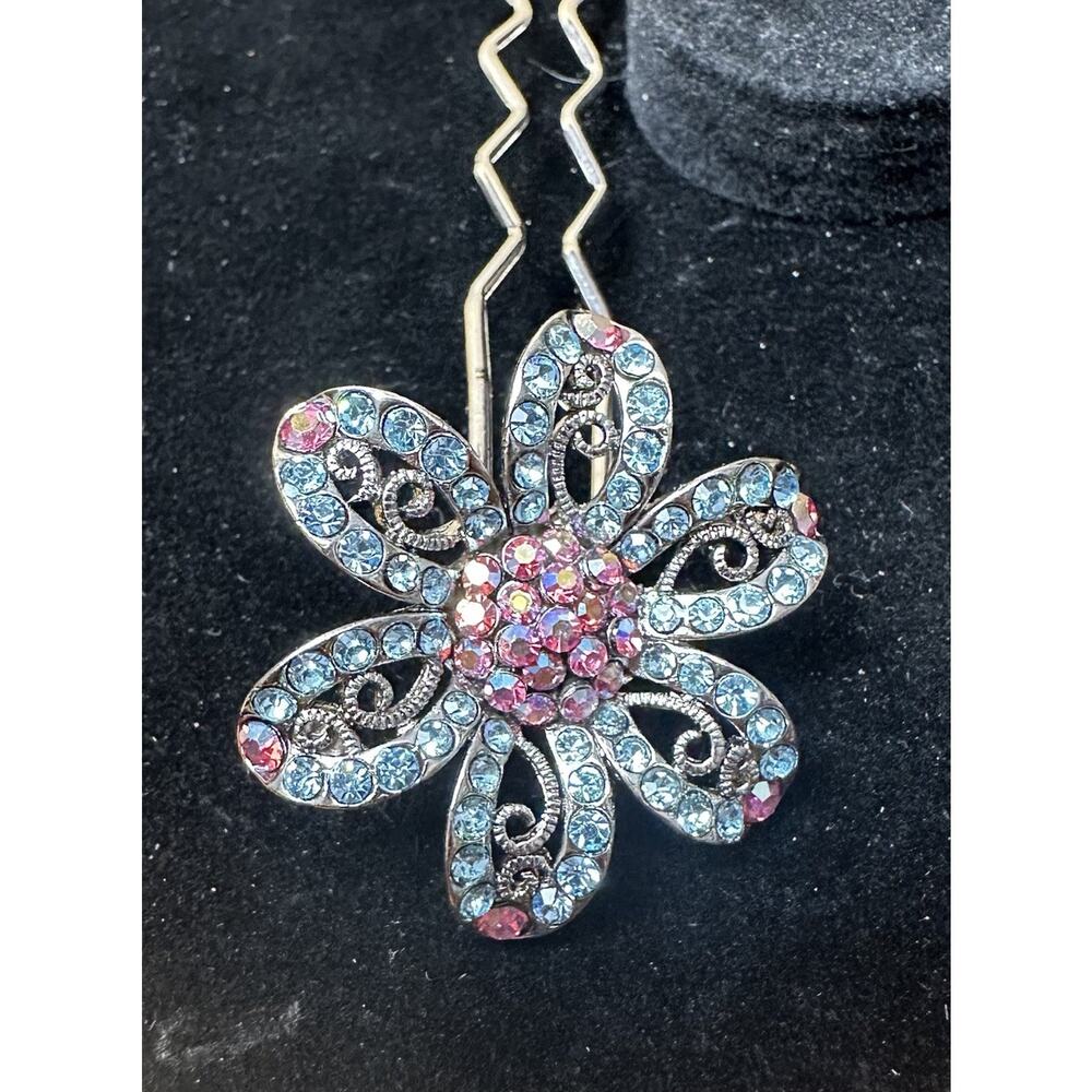 Cara New York Rhinestone Hair Pin Elegant Fancy Wedding Prom Formal Gorgeous NEW
